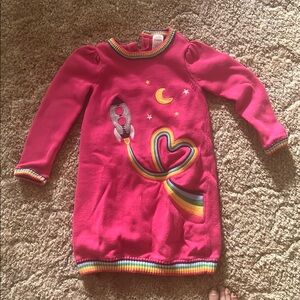 Gymboree Pink Rainbow Rocket Dress